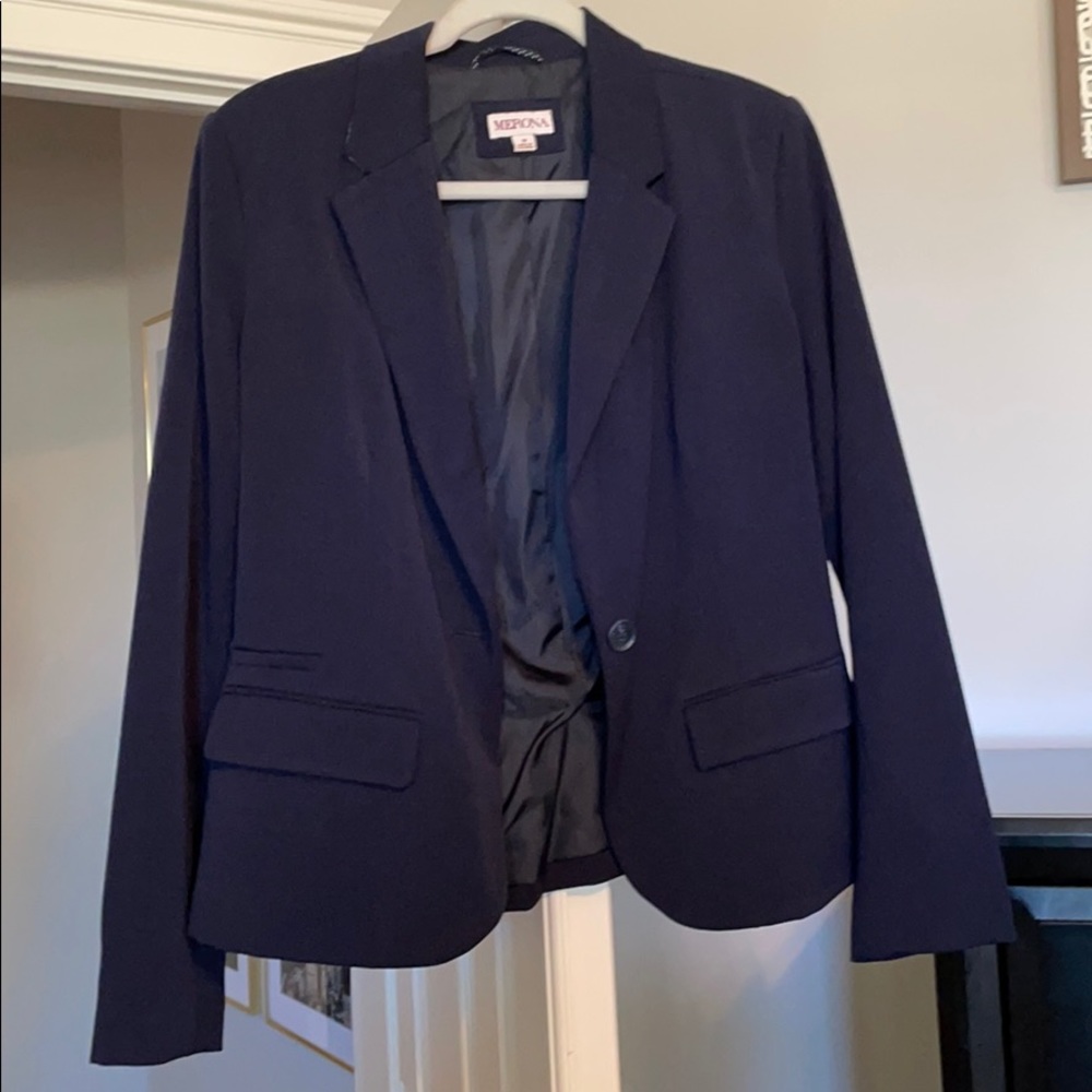 Merona Navy Blazer Size 10